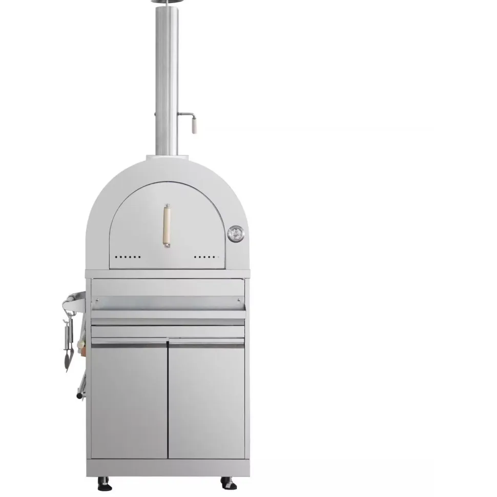 Pizzauuni Myoutdoorkitchen Inox Range, puulämmitteinen, rst