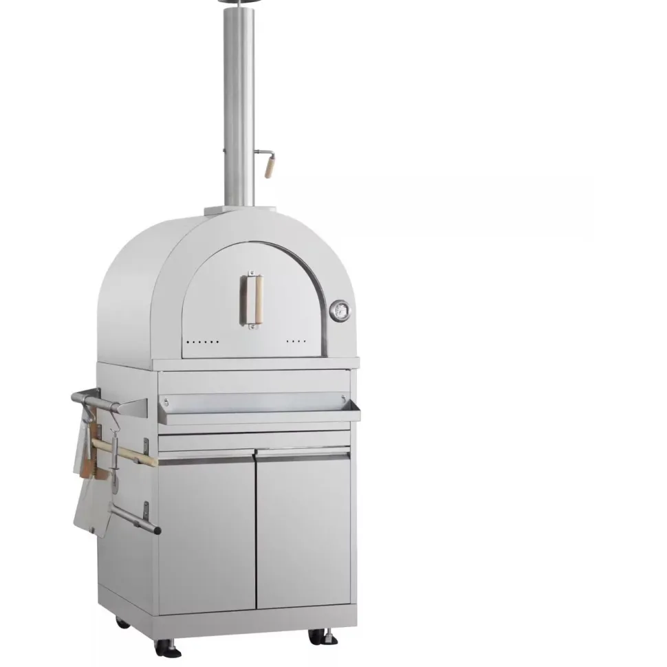 Pizzauuni Myoutdoorkitchen Inox Range, puulämmitteinen, rst