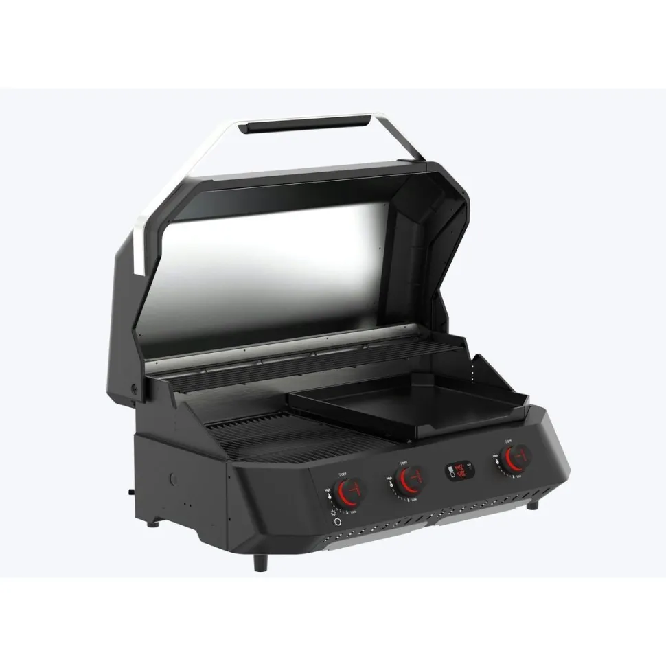 Plancha ja kaasugrilli Cozze G-800 Combo, 3 poltinta