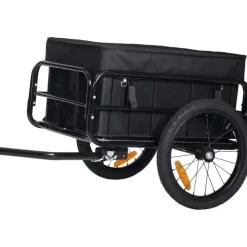 Polkupyörän tavarankuljetuskärry muovilaatikolla Trekker 50kg