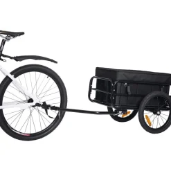 Polkupyörän tavarankuljetuskärry muovilaatikolla Trekker 50kg