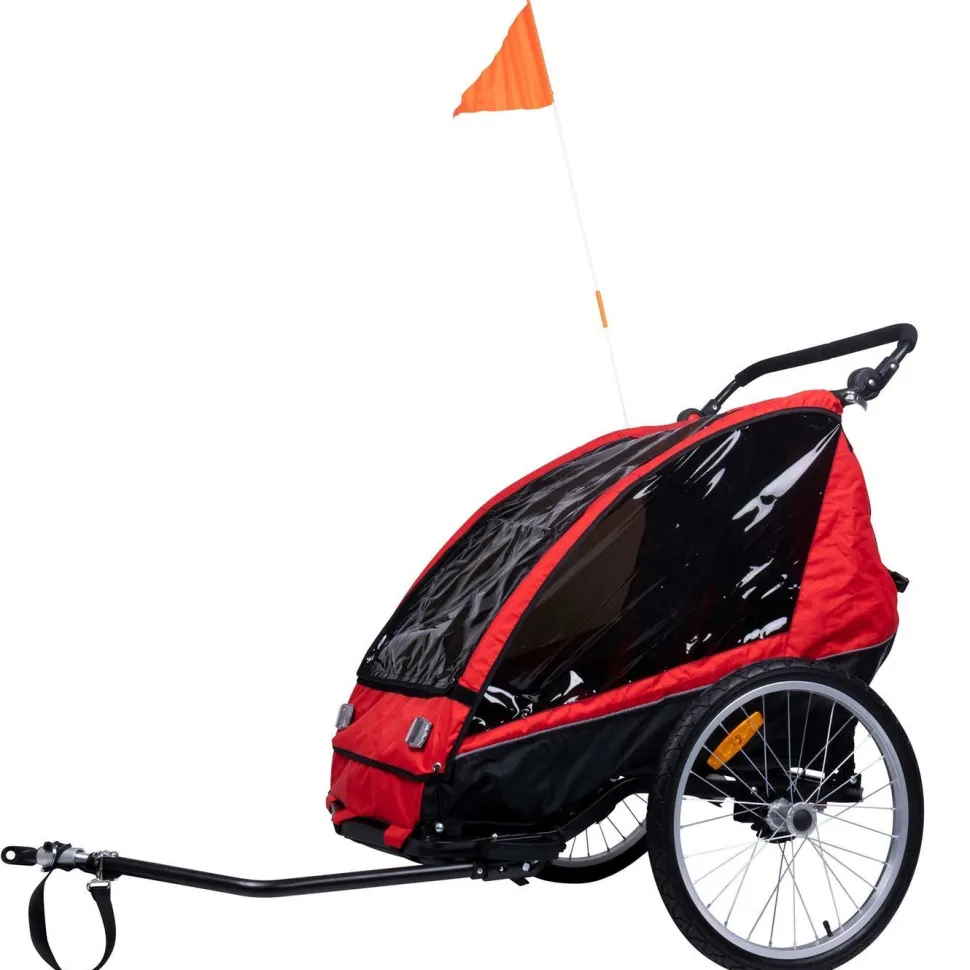 Polkupyörän peräkärry Trekker Pro, 1-2 lapselle, 40 kg