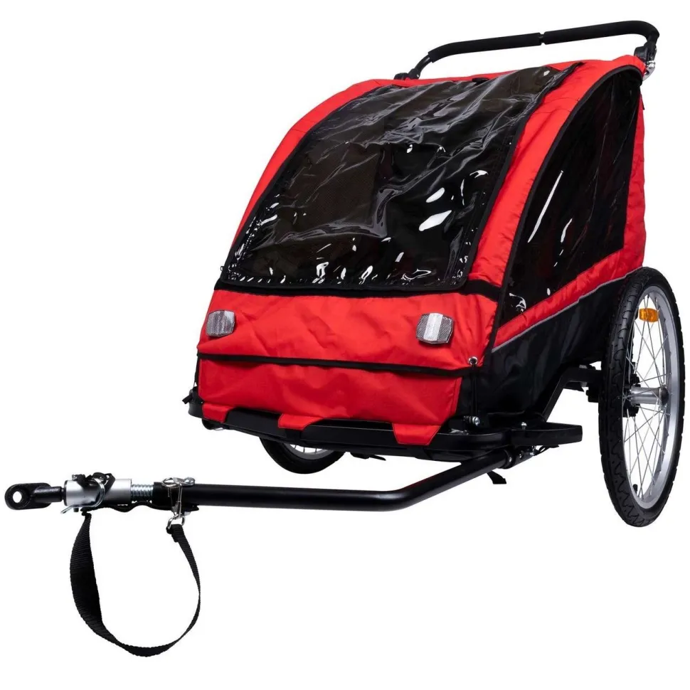Polkupyörän peräkärry Trekker Pro, 1-2 lapselle, 40 kg
