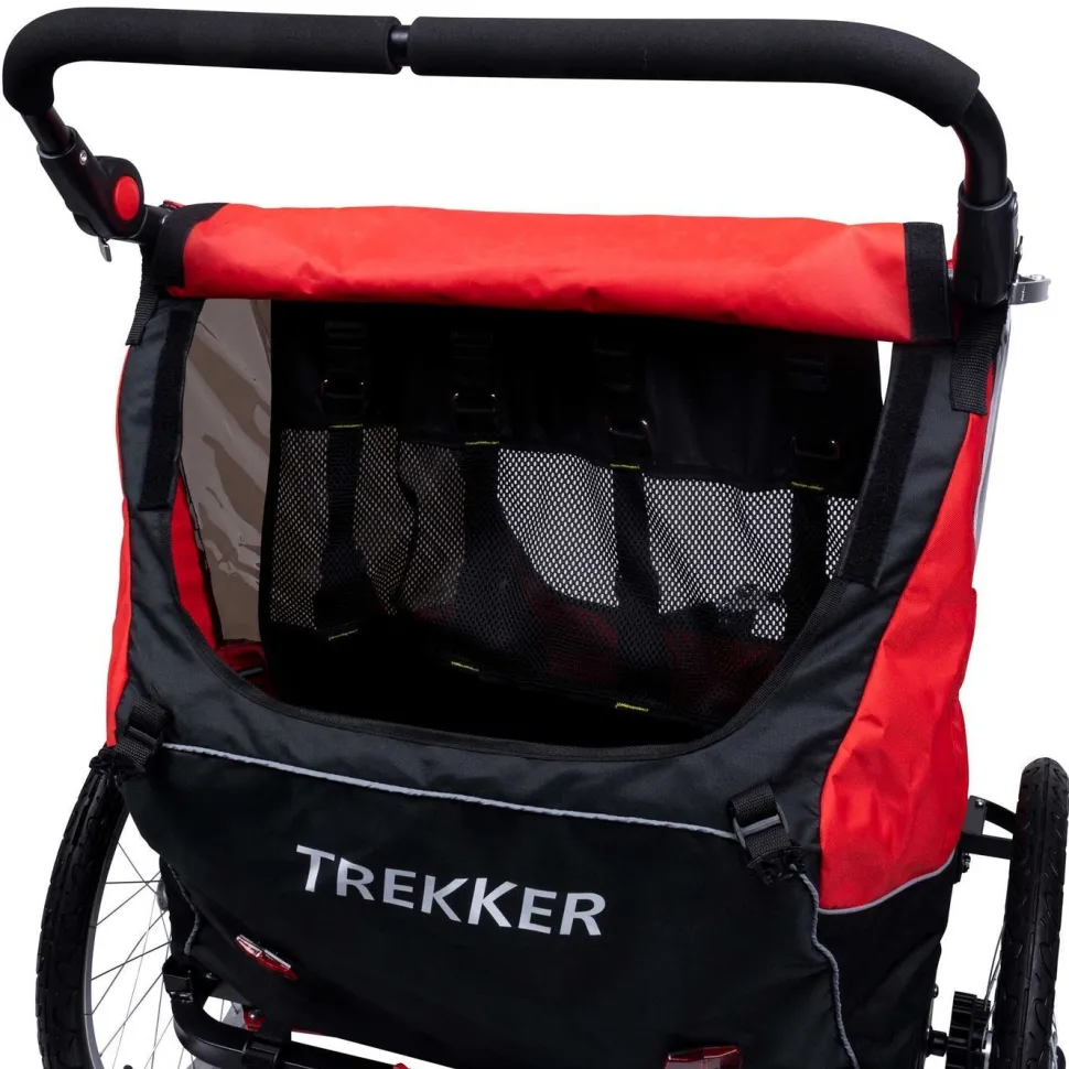 Polkupyörän peräkärry Trekker Pro, 1-2 lapselle, 40 kg