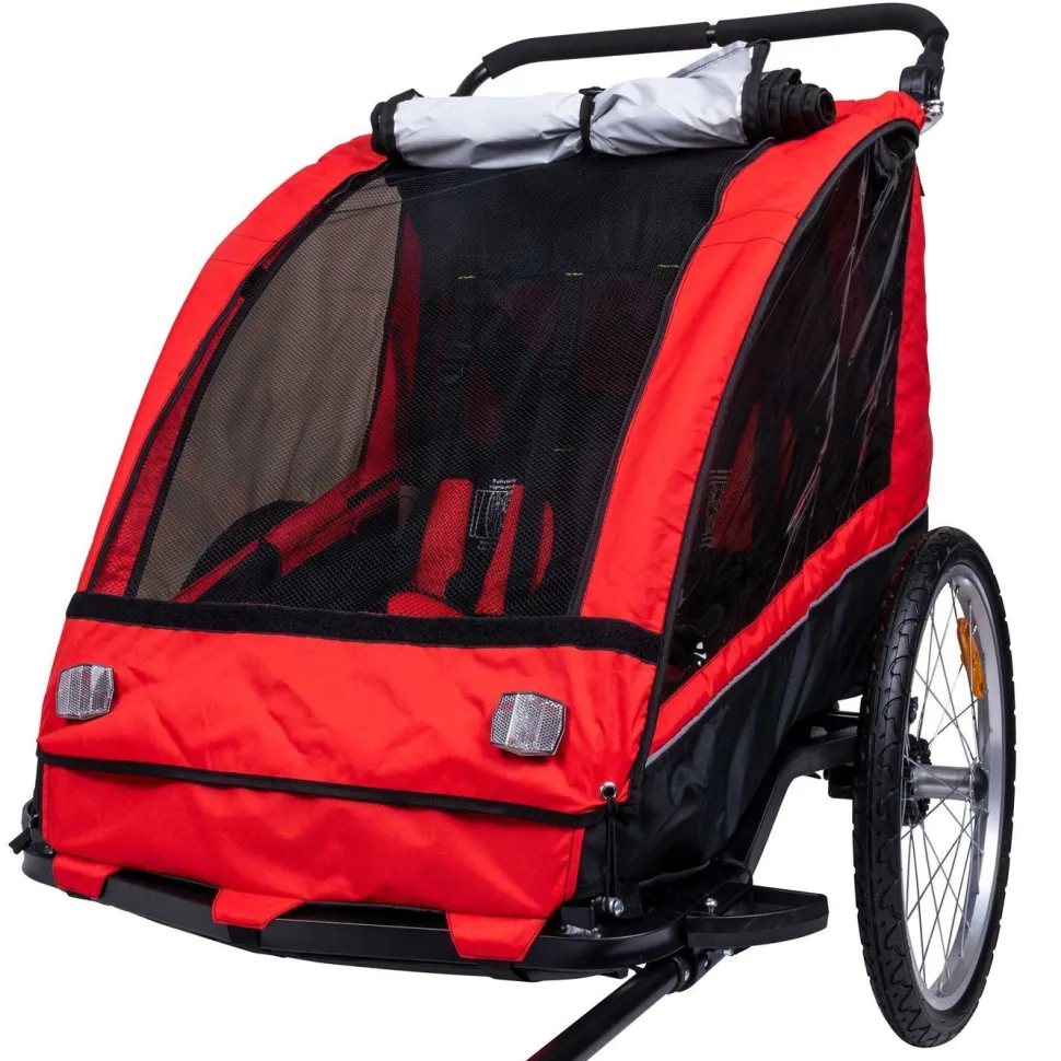 Polkupyörän peräkärry Trekker Pro, 1-2 lapselle, 40 kg
