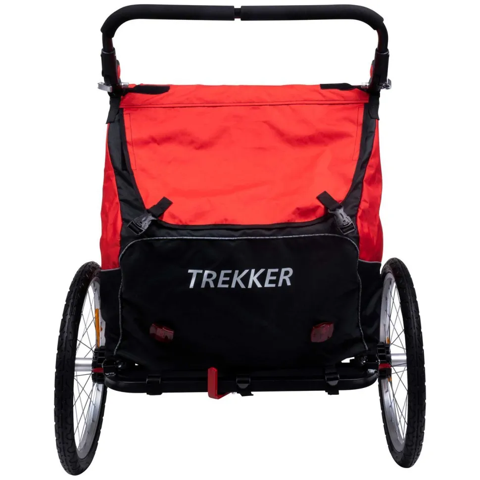 Polkupyörän peräkärry Trekker Pro, 1-2 lapselle, 40 kg