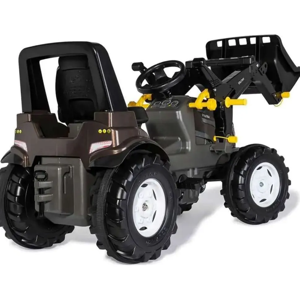 Polkutraktori Rolly Premium Valtra, säädettävä istuin, musta/ruskea