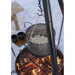 Popcorn-pata Espegard, 10L, ruostumaton teräs