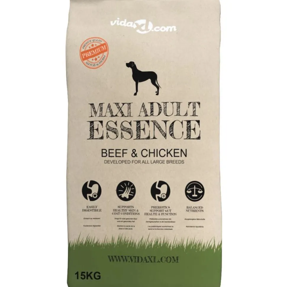 Premium koiranruoka Maxi Adult Essence Beef & Chicken 15kg