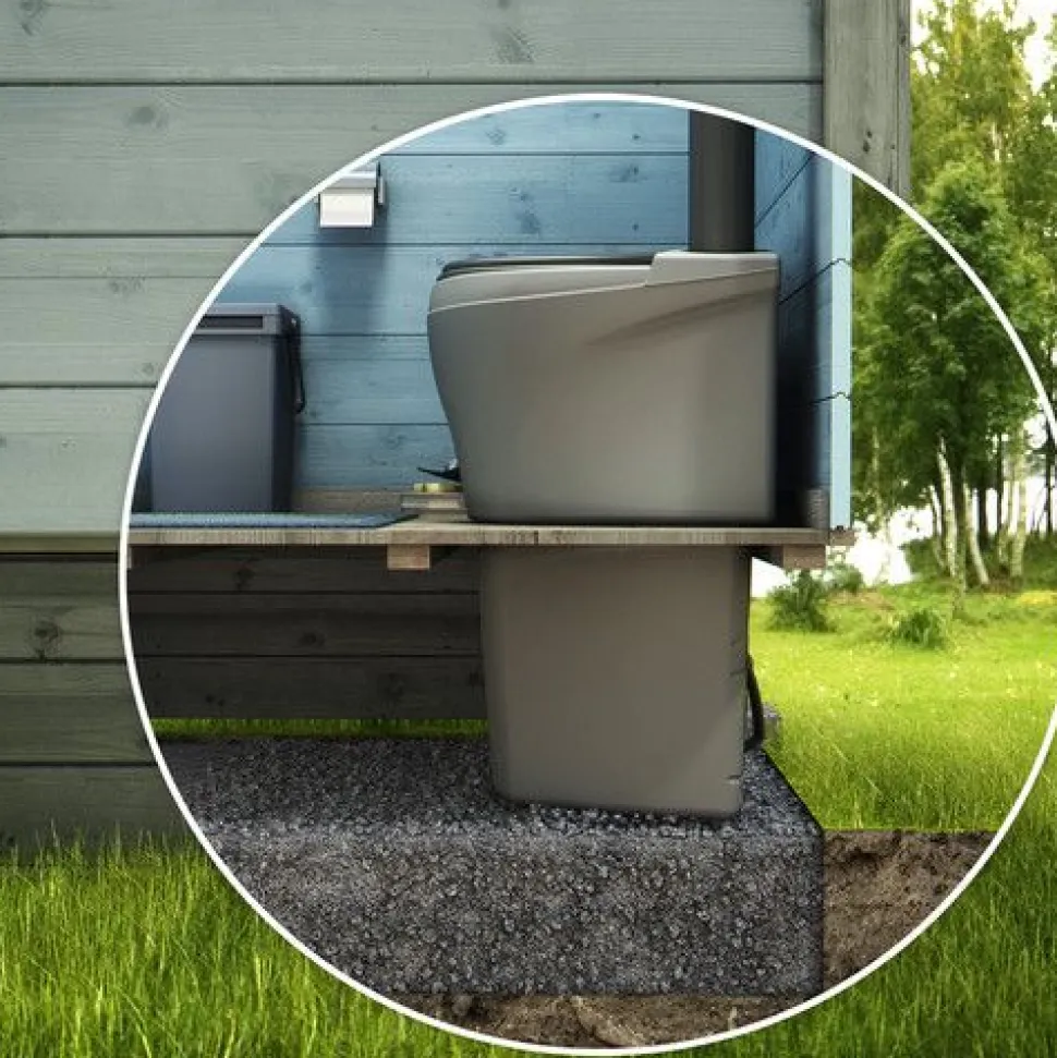 ProPuucee-paketti 1,7 m² sis. Lillevilla Toilet 13 ja Kekkilä Tehokäymälä 230 l