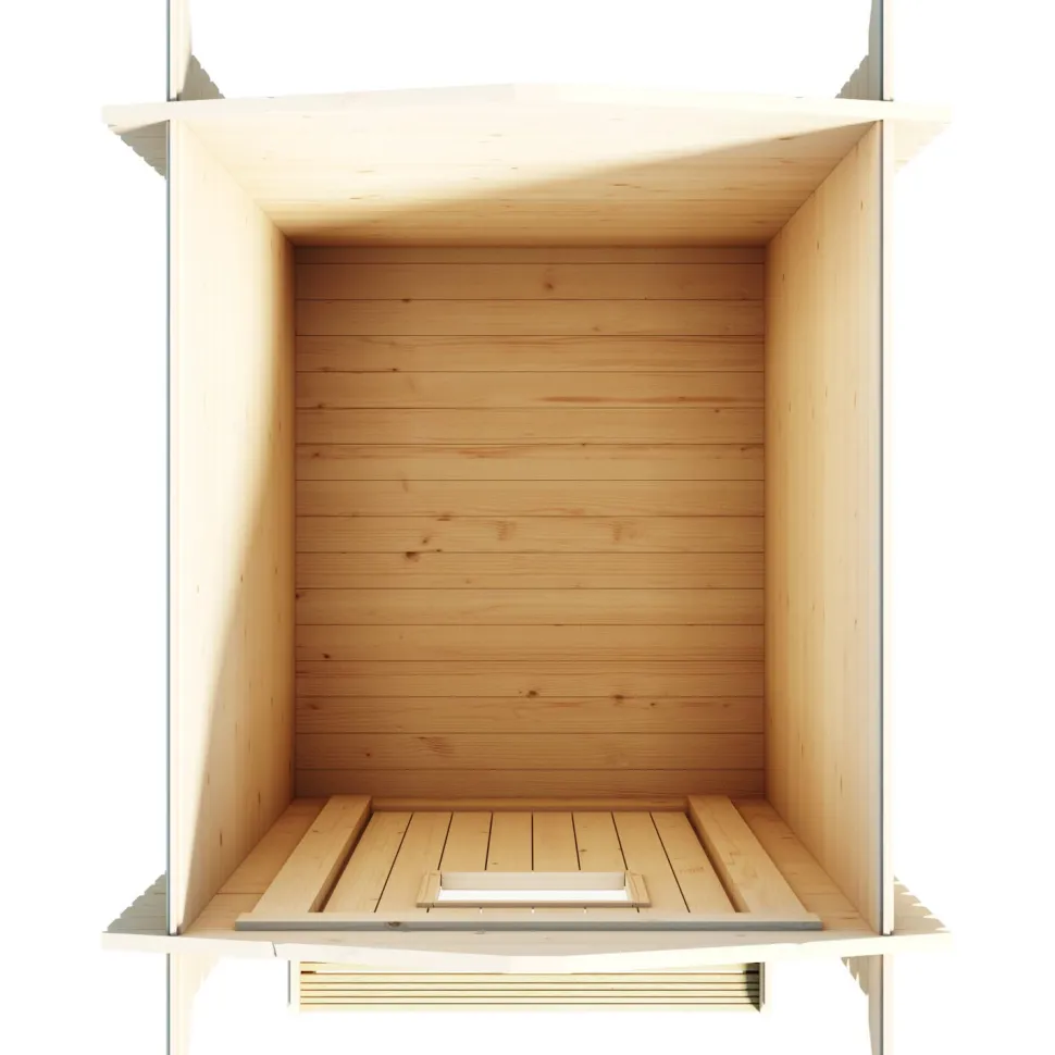 ProPuucee-paketti 1,7 m² sis. Lillevilla Toilet 13 ja Kekkilä Tehokäymälä 230 l