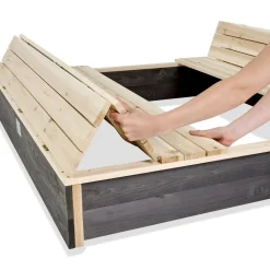 Puinen hiekkalaatikko EXIT Aksent, 136 x 132 cm