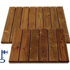 Puulaatta L1652R 500x500x16 mm ruskea