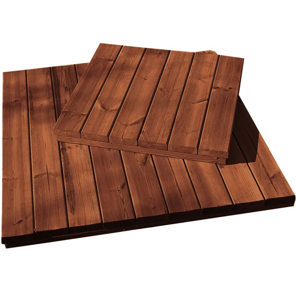 Puulaatta L1640R 400x400x16 mm ruskea