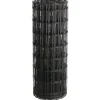 Puutarha-aita Hortus 5x10cm 0,8x25m 0% PVC musta