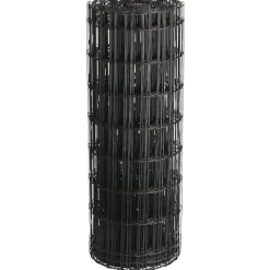 Puutarha-aita Hortus 5x10cm 0,8x25m 0% PVC musta