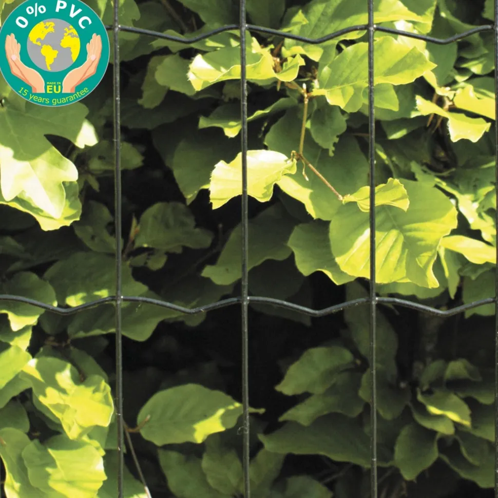 Puutarha-aita Hortus 5x10cm 0,8x25m 0% PVC musta