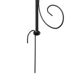 Puutarhakaari Ø180x255 cm teräs musta