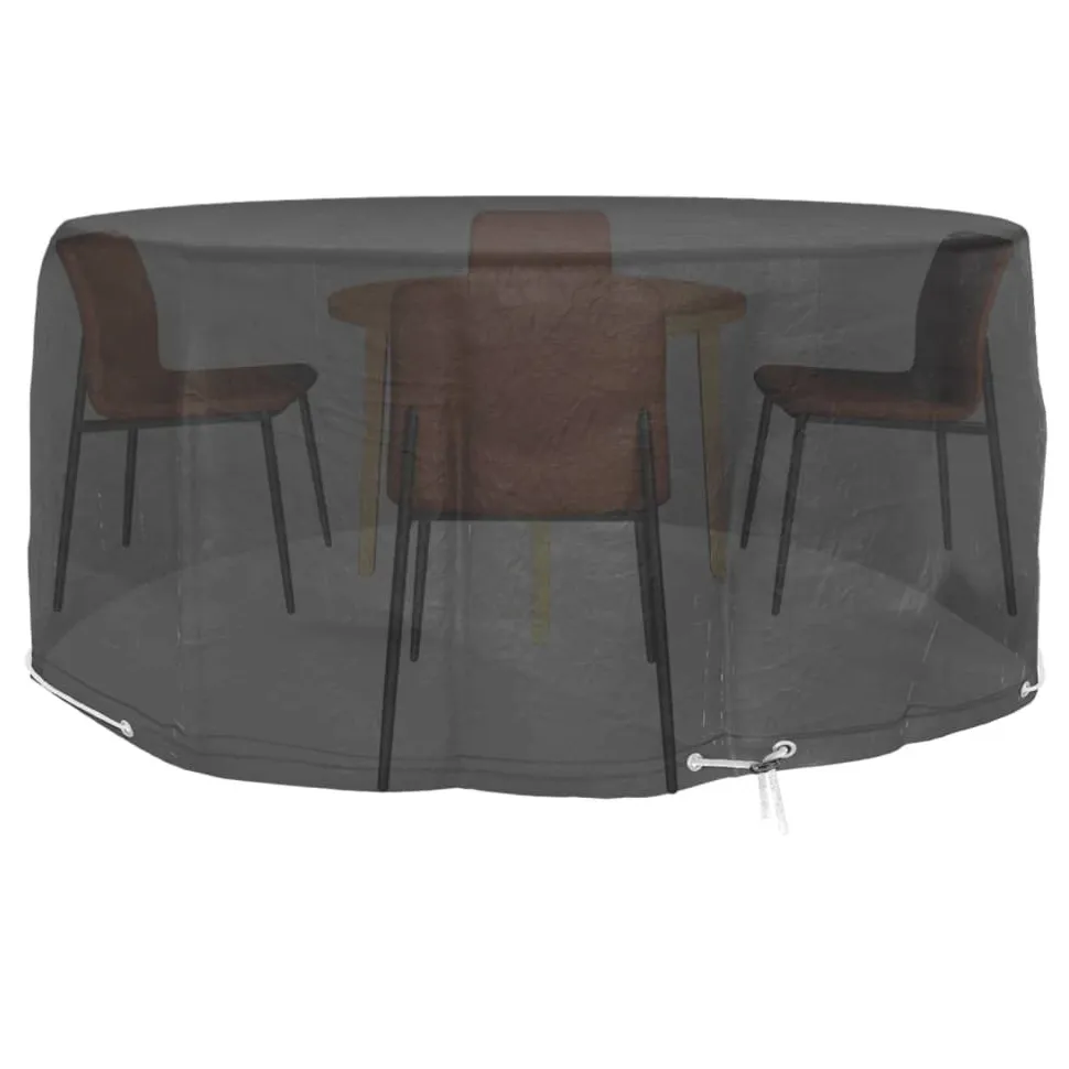 Puutarhakalusteiden suoja 10 purjerengasta Ø230x90 cm pyöreä