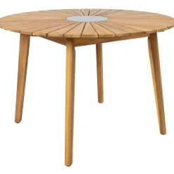 Puutarhakalustesetti Home4You FLORIDA pöytä ja 4 tuolia, beige