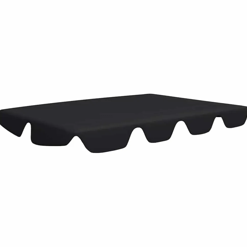 Puutarhakeinun Vaihtokatos musta 188/168x145/110 cm (12093)