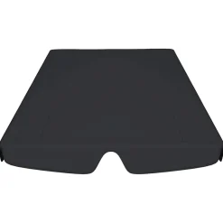 Puutarhakeinun Vaihtokatos musta 188/168x145/110 cm (12093)