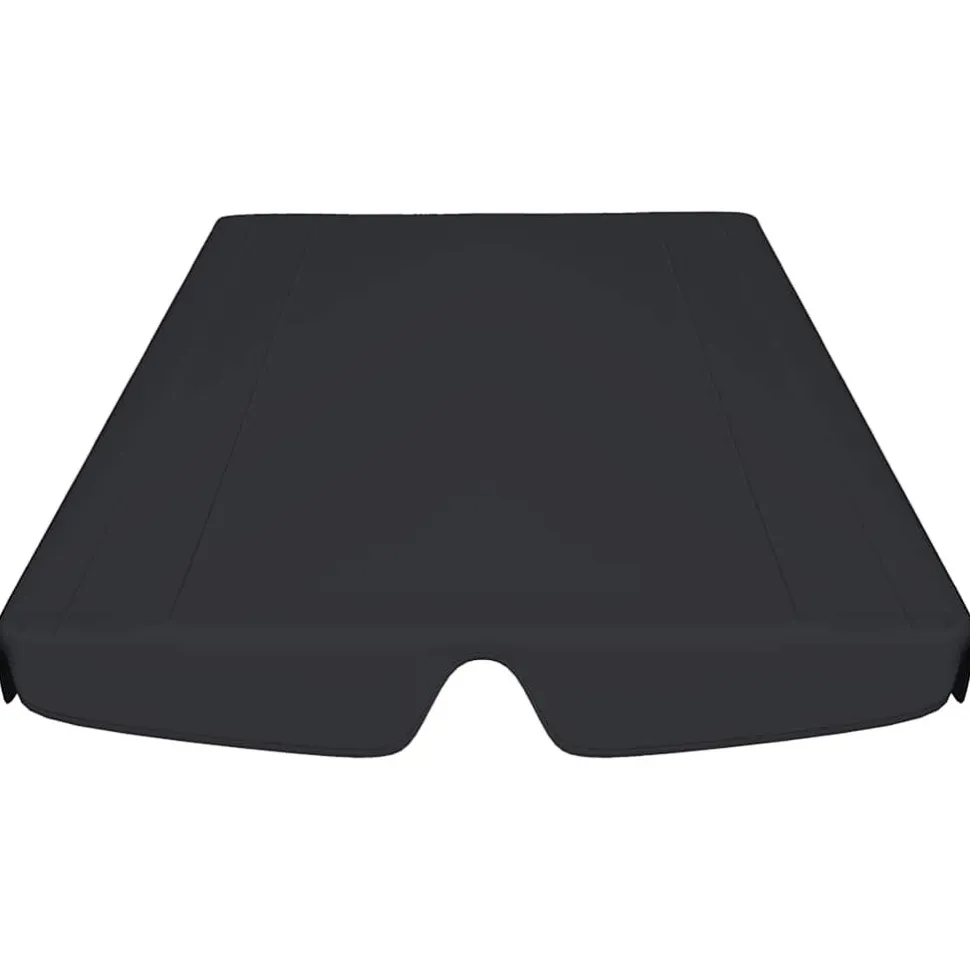 Puutarhakeinun Vaihtokatos musta 188/168x145/110 cm (12093)