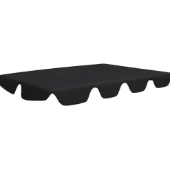 Puutarhakeinun Vaihtokatos musta 188/168x145/110 cm (12093)