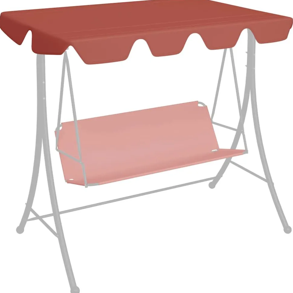 Puutarhakeinun Vaihtokatos musta 188/168x145/110 cm (12093)