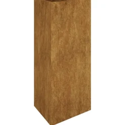 Puutarhakukkalaatikko 40x34,5x75 cm corten-teräs