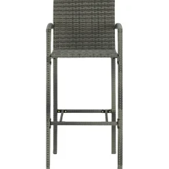 Puutarhan bistrosarja 3-osainen harmaa (64887)