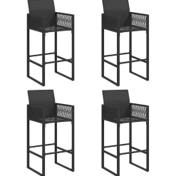 Puutarhan bistrosarja 3-osainen ilman tyynyjä Harmaa akaasia (28887)