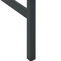 Puutarhan Bistrosarja 5-osainen musta jauhemaalattu teräs (83751)