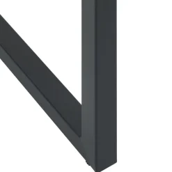 Puutarhan Bistrosarja 5-osainen musta jauhemaalattu teräs (83751)