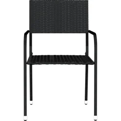 Puutarhan ruokailuryhmä 80 cm, harmaa, 3 osaa