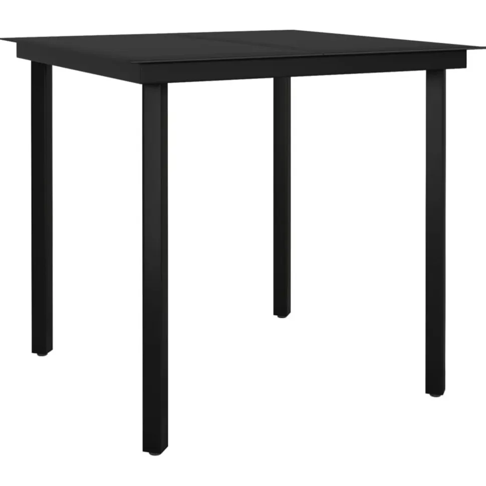 Puutarhan ruokailuryhmä 80 cm, harmaa, 3 osaa