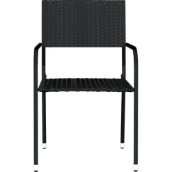 Puutarhan ruokailuryhmä 80 cm, harmaa, 3 osaa