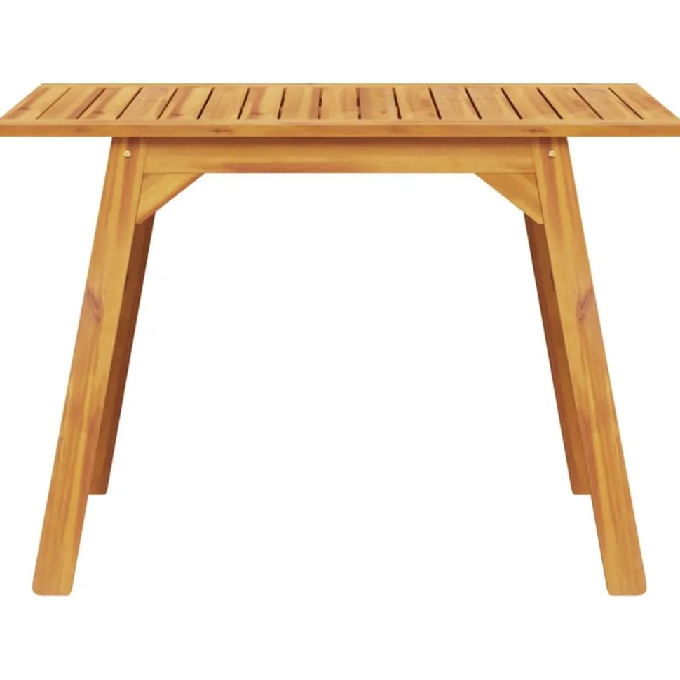 Puutarhan ruokapöytä 110x56x75 cm täysi akasiapuu (66372)