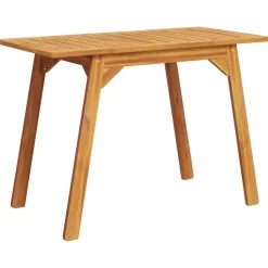 Puutarhan ruokapöytä 110x56x75 cm täysi akasiapuu (66372)