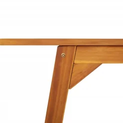 Puutarhan ruokapöytä 110x56x75 cm täysi akasiapuu (66372)