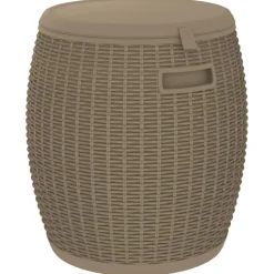 Puutarhan säilytyslaatikko 4-in-1 vaaleanruskea polypropeeni (64156)