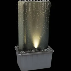 Puutarhan suihkulähde hopea 60,2x37x122,1 cm