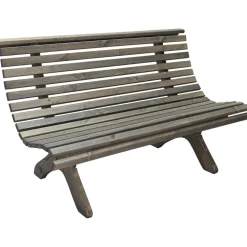 Puutarhapenkki Baltic Garden Park 140cm mustaa