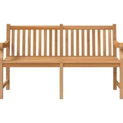 Puutarhapenkki 150 cm, tiikki, ruskea