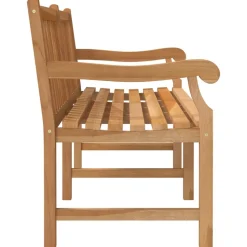 Puutarhapenkki 150 cm, tiikki, ruskea