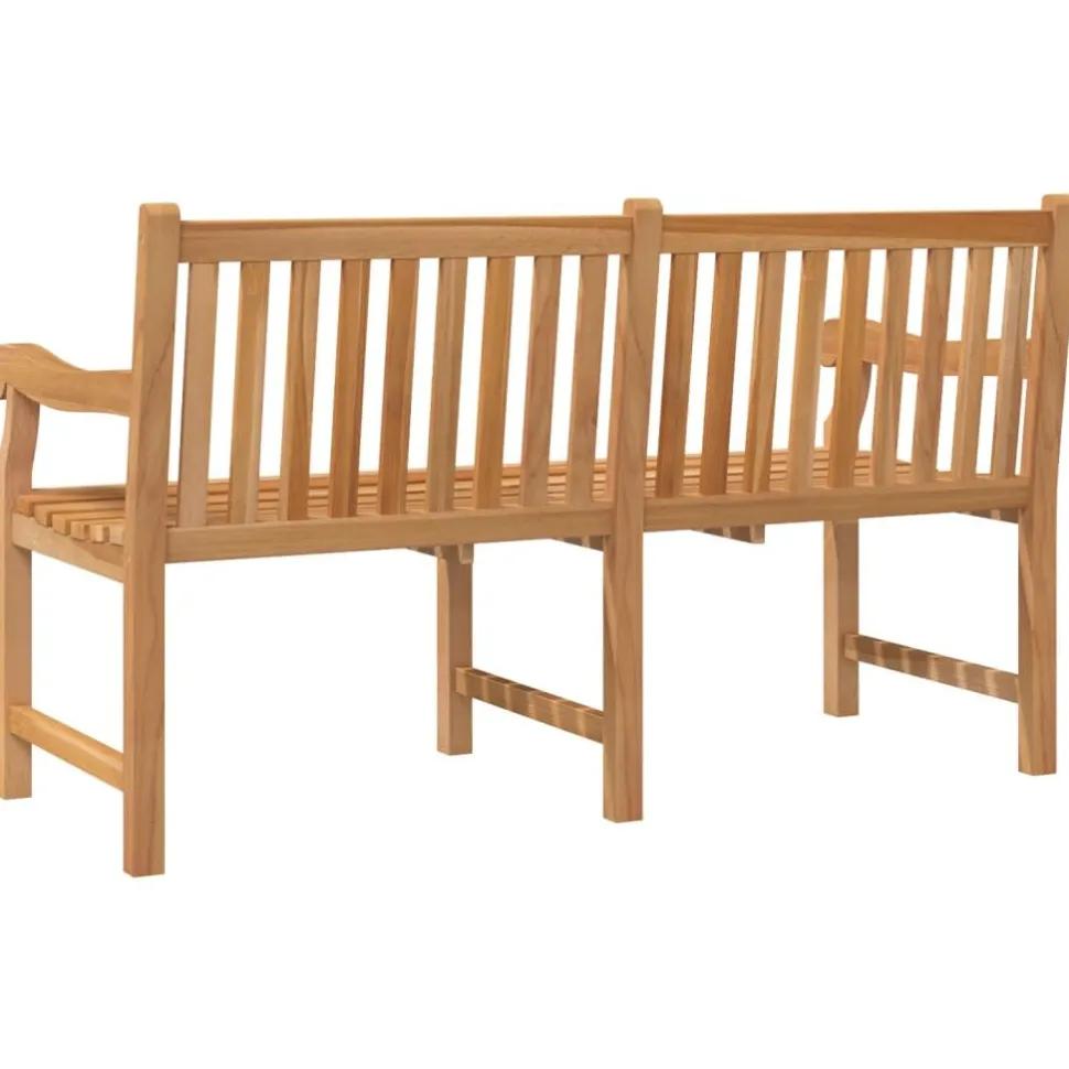 Puutarhapenkki 150 cm, tiikki, ruskea