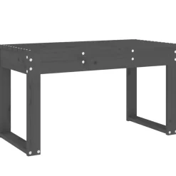 Puutarhapenkki harmaa 80x38x45 cm, mänty
