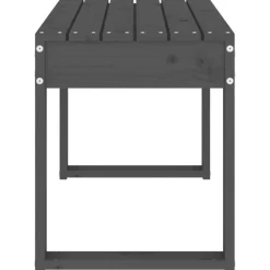 Puutarhapenkki harmaa 80x38x45 cm, mänty