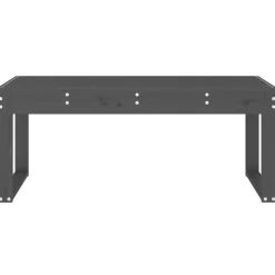 Puutarhapenkki harmaa 110x38x45 cm, mänty