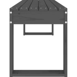 Puutarhapenkki harmaa 110x38x45 cm, mänty